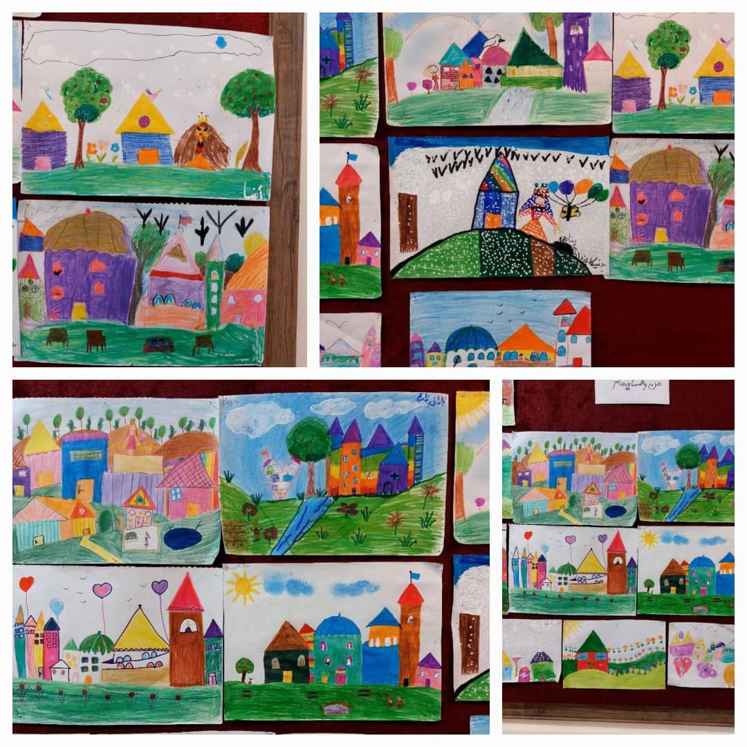 من و همسایه ام؛ بیان هنری مهارت های شهروندی   «از مجموعه فعالیت های هنری دوره ابتدایی»