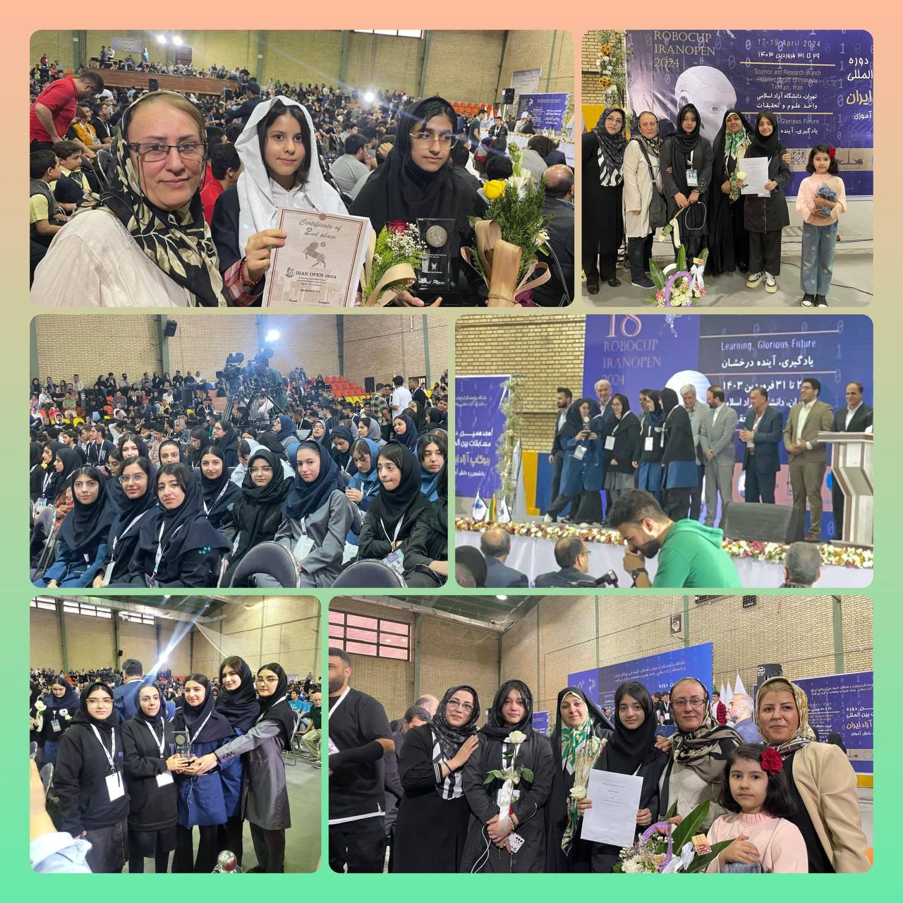 درخشش دانش‌آموزان مجتمع در هجدهمین دوره بین‌المللی مسابقات ربوکاپ آزاد ایران