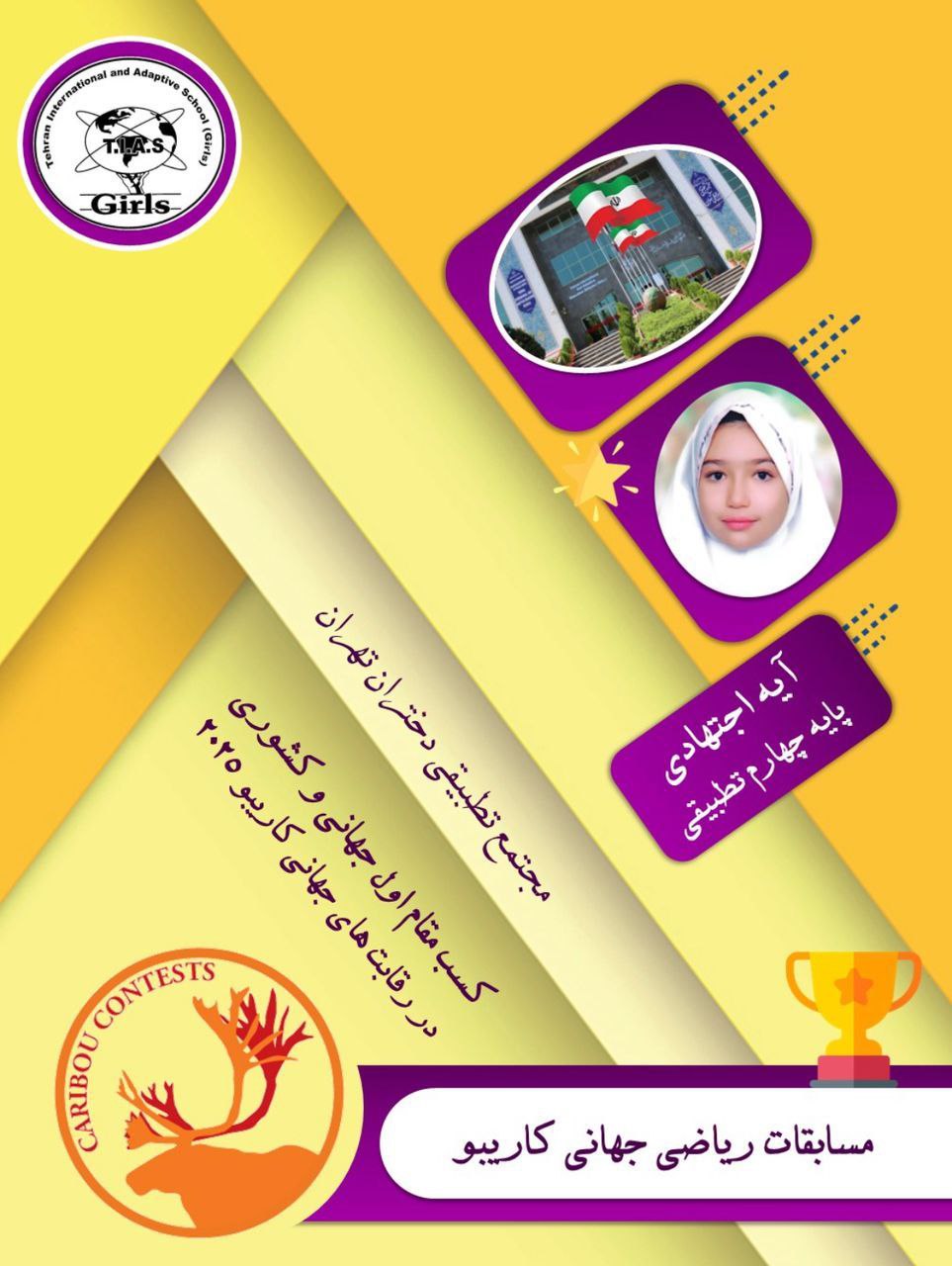 کسب رتبه جهانی مسابقات کاریبو